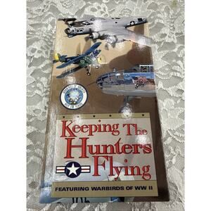 Vintage Keeping The Hunters Flying VHS 1996 Featuring Warbirds Of World World 2